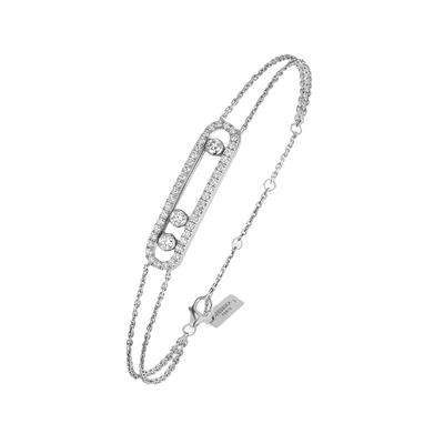 Move Classique Pavé White Gold Diamond Bracelet