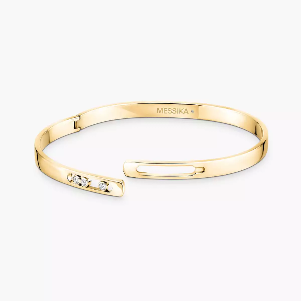 Move Noa Bangle SM Yellow Gold Diamond Bracelet