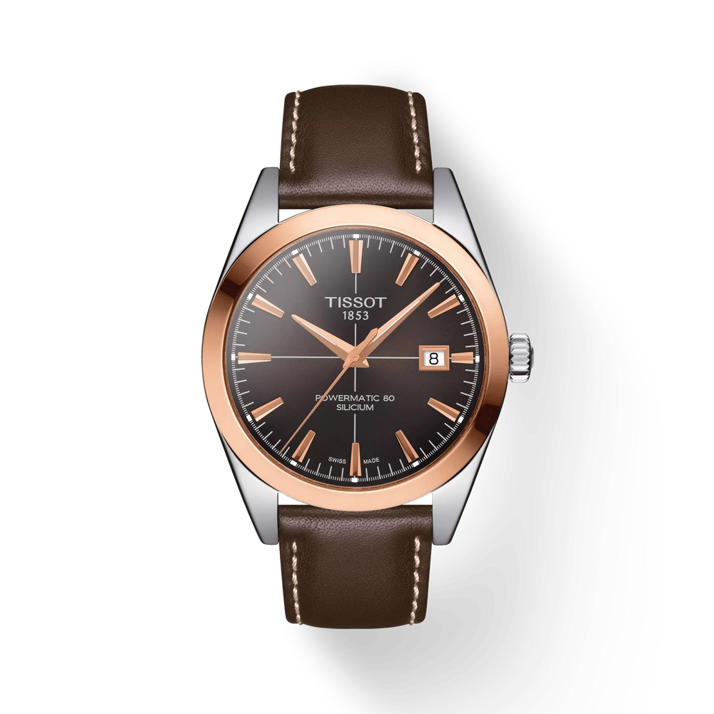 Gentleman Powermatic 80 Silicium Solid 18K Gold bezel