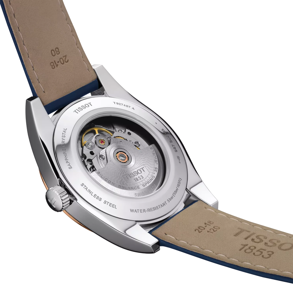 Gentleman Powermatic 80 Silicium Solid 18K Gold bezel