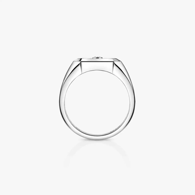Chevalière Move Titanium Naturel Bague Diamant Natural Titanium