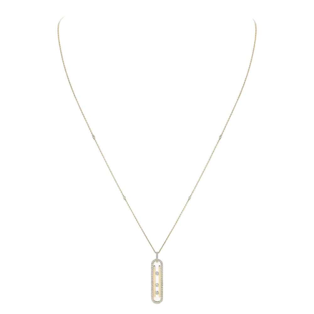 Collier Move 10th PM Collier Diamant Or Jaune