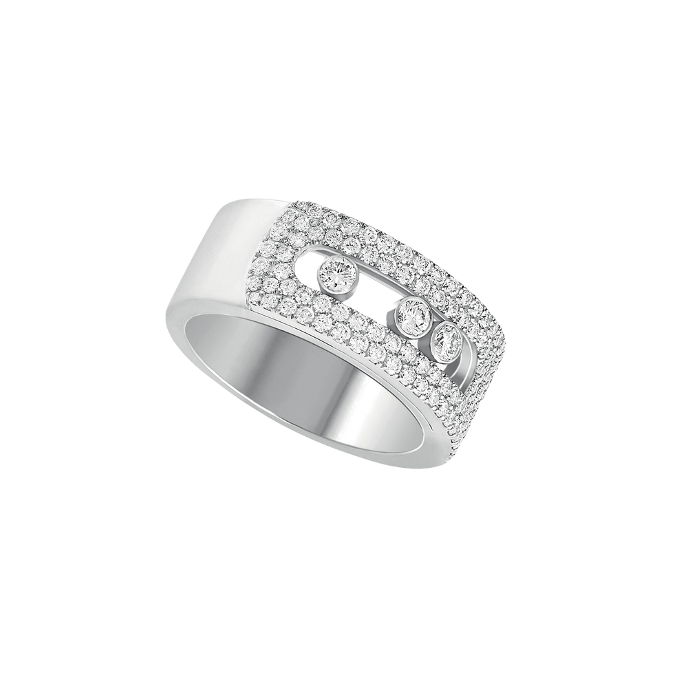 Move Noa LM Pavé White Gold Diamond Ring