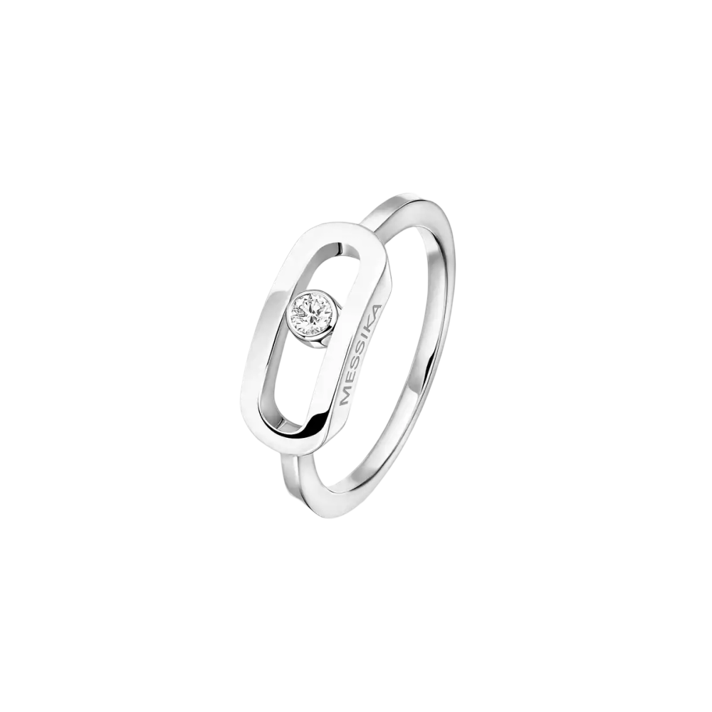 Move Uno Or GM Bague Diamant Or Blanc