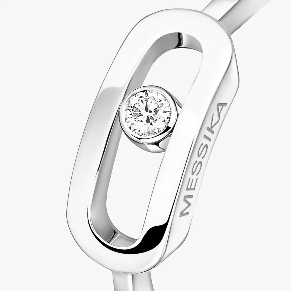 Move Uno Gold LM White Gold Diamond Ring