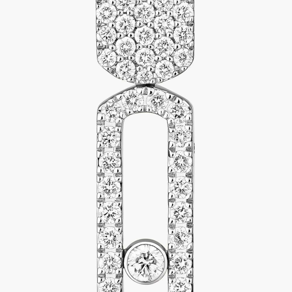 Imperial Move PM Boucles d'oreilles Diamant Or Blanc