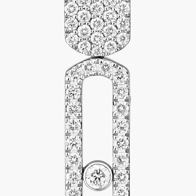 Imperial Move PM Boucles d'oreilles Diamant Or Blanc