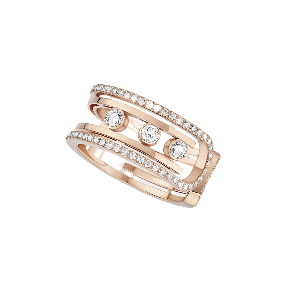 Move 10th Pink Gold Diamond Ring