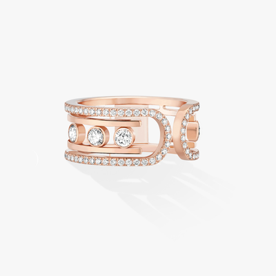 Move 10th Pink Gold Diamond Ring