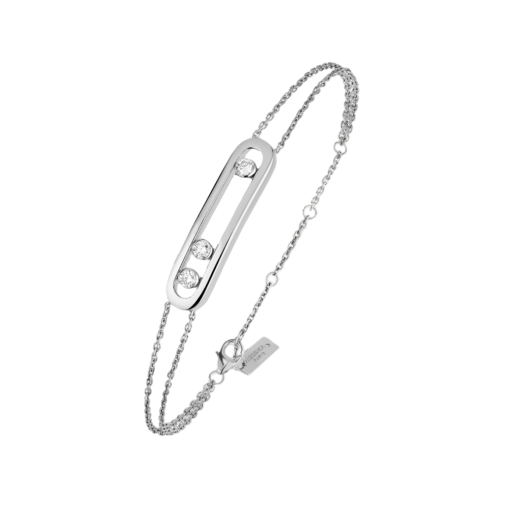 Move Classique White Gold Diamond Bracelet