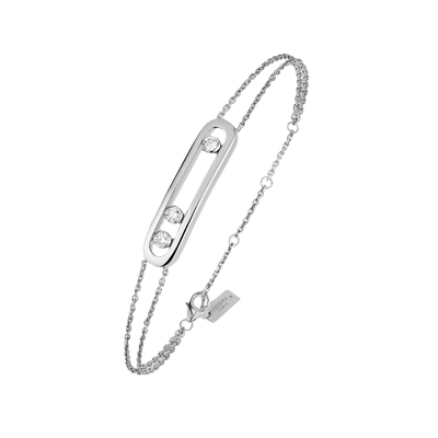 Move Classique White Gold Diamond Bracelet