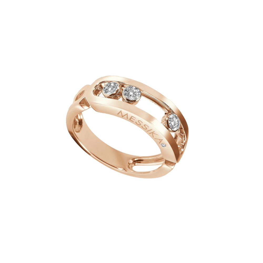 Move Classique Pink Gold Diamond Ring