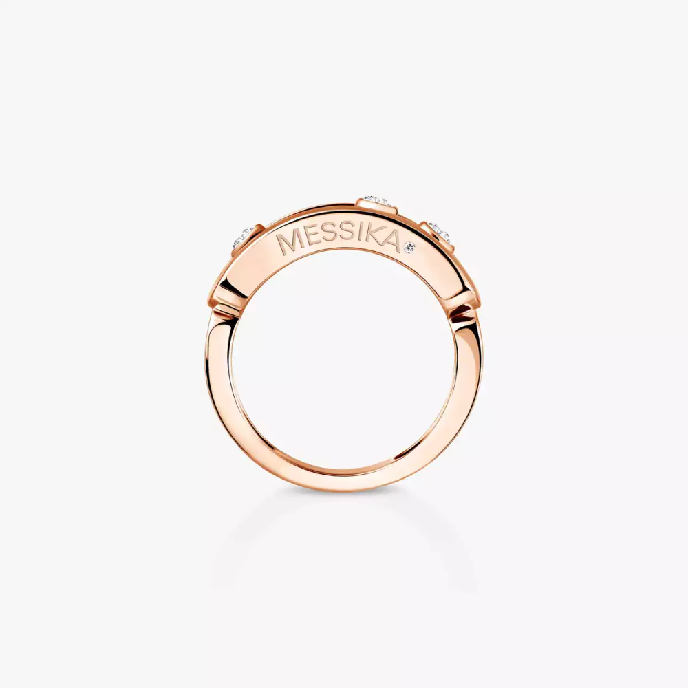Move Classique Bague Diamant Or Rose