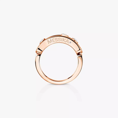Move Classique Bague Diamant Or Rose