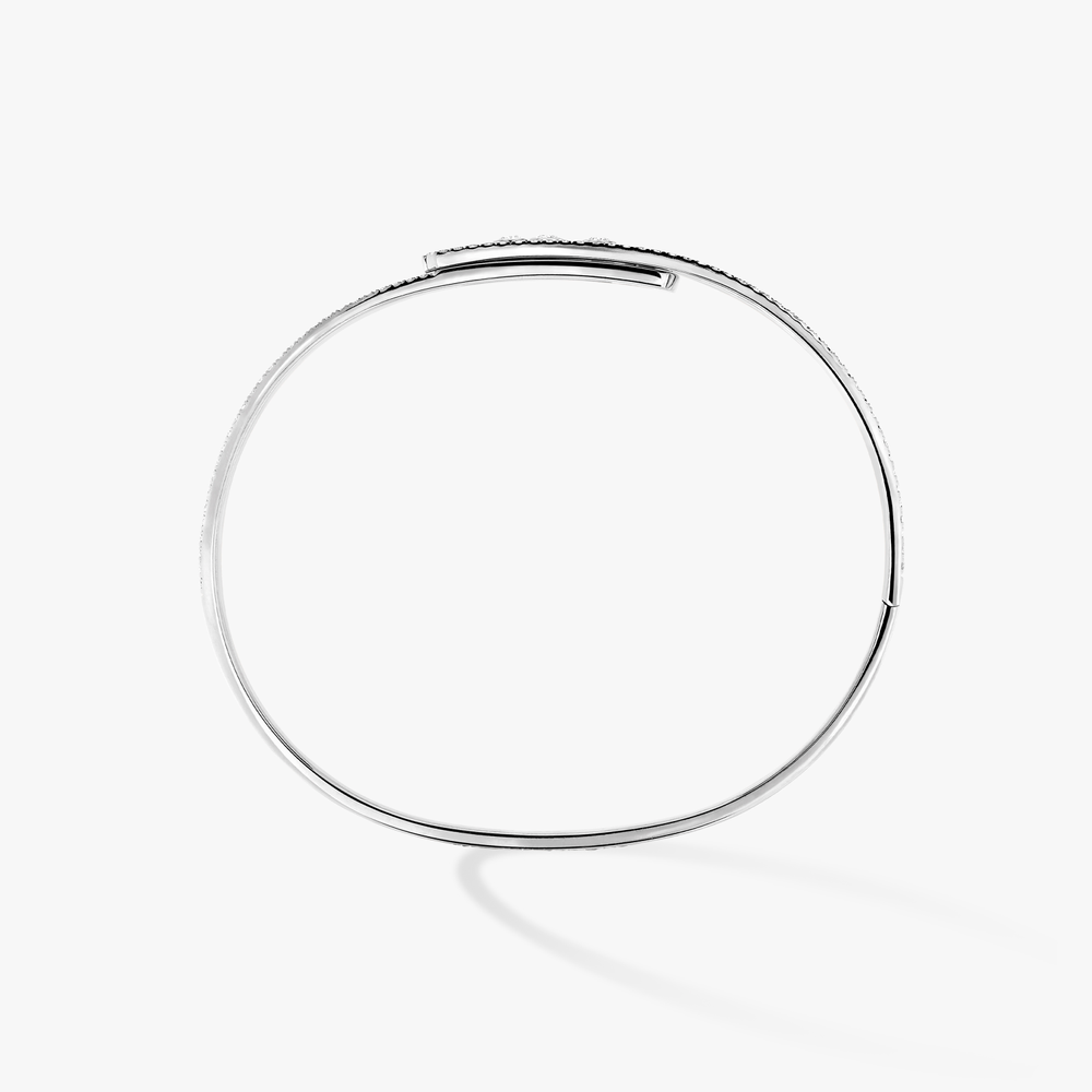 Bangle Move Noa Pavé Bracelet Diamant Or Blanc