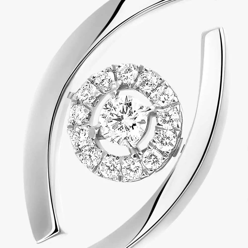 Bague Bague Diamant Or Blanc