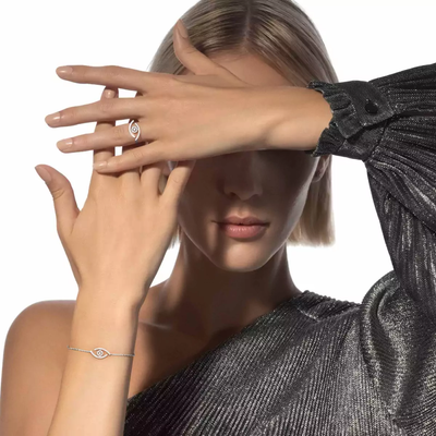 Bague Lucky Eye Bague Diamant Or Blanc