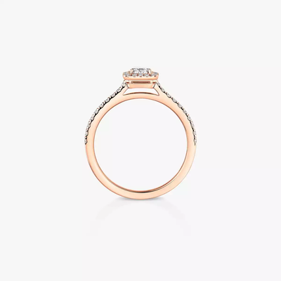Joy 0,25ct Bague Diamant Or Rose