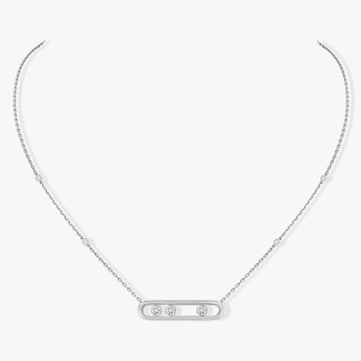 Move White Gold Diamond Necklace