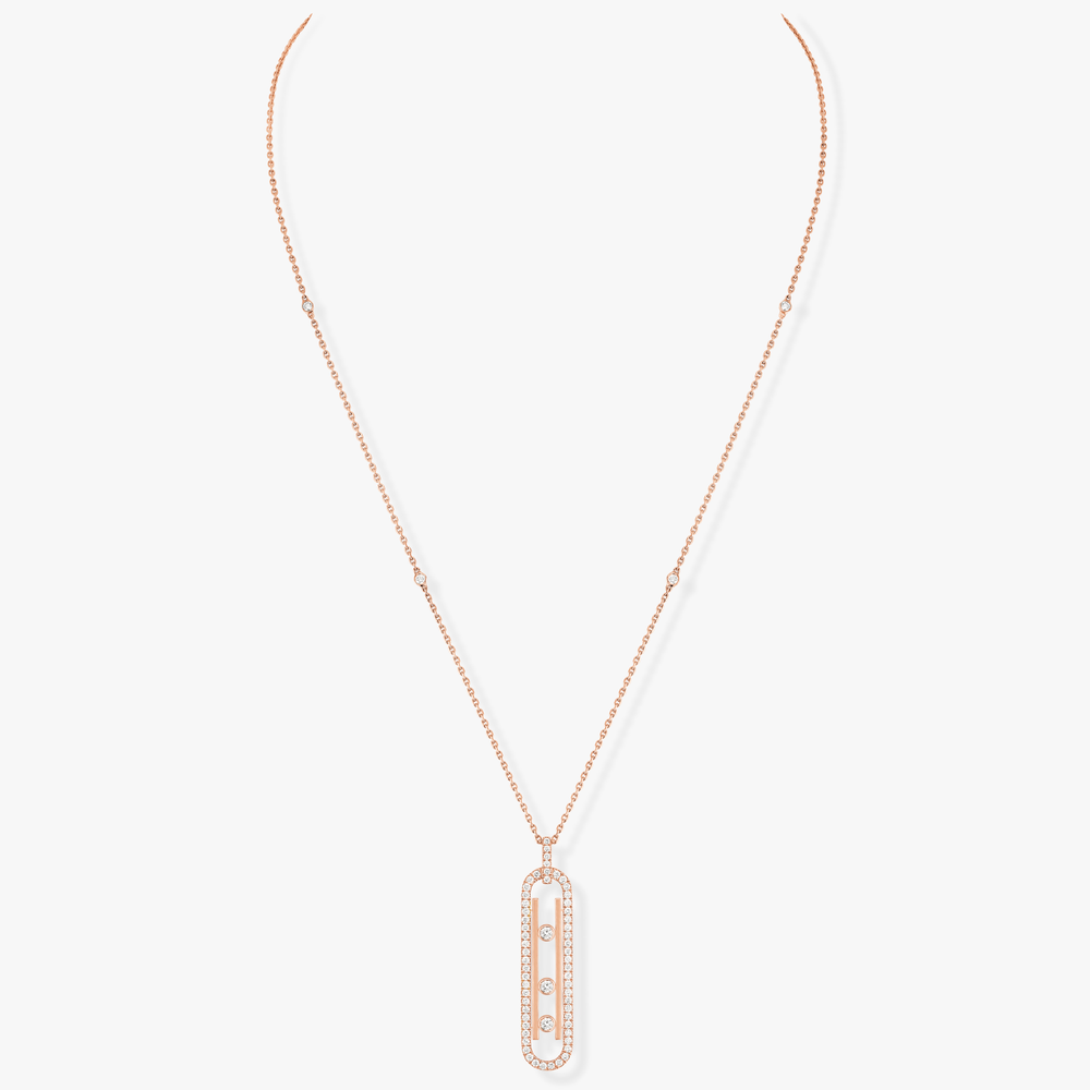 Collier Move 10th PM Collier Diamant Or Rose