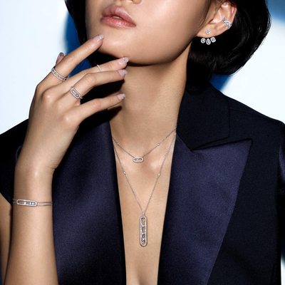 Collier Move 10th PM Collier Diamant Or Rose