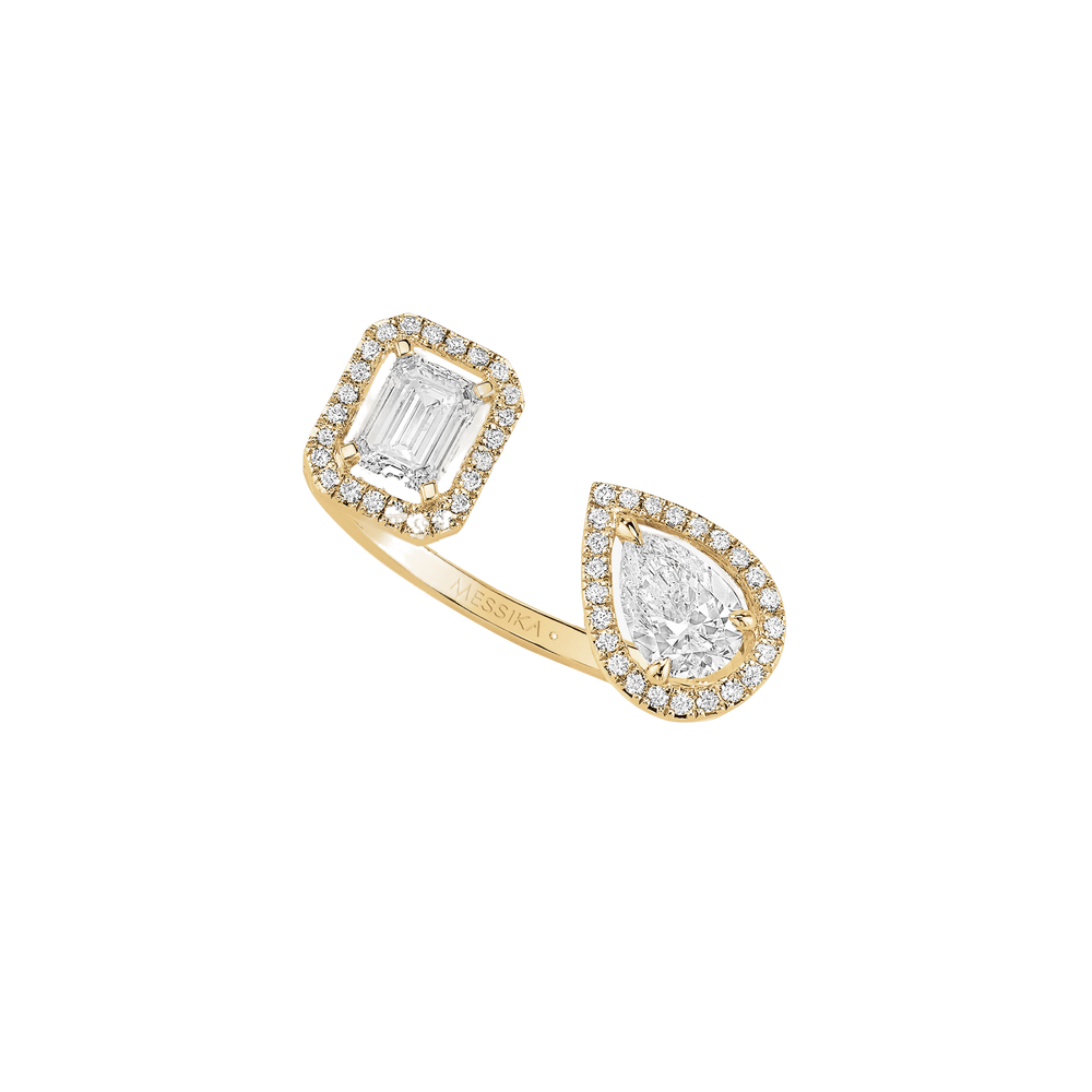 My Twin Toi & Moi 0.25ct x2 Yellow Gold Diamond Ring