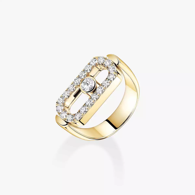 Imperial Move Bague Diamant Or Jaune