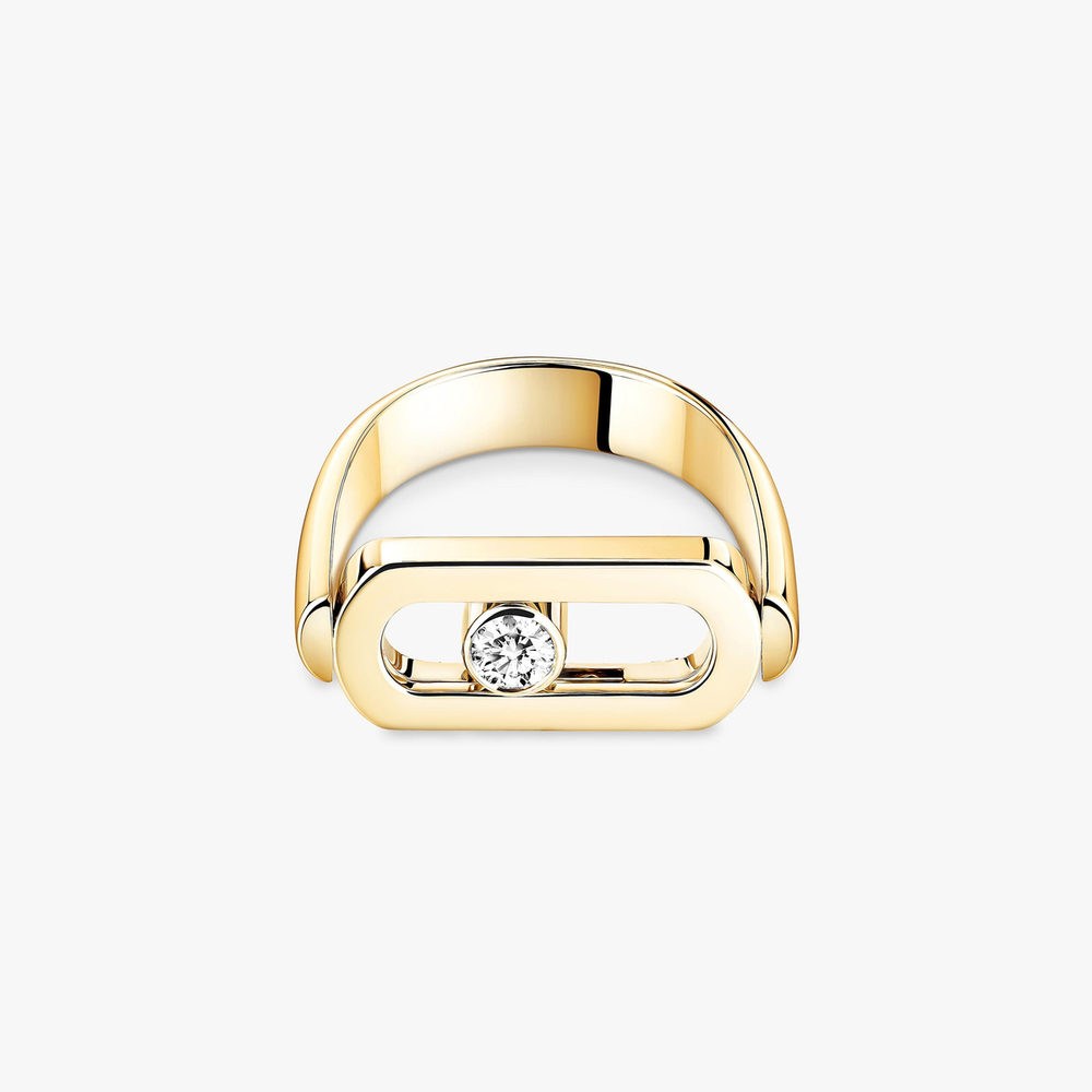 Imperial Move Bague Diamant Or Jaune
