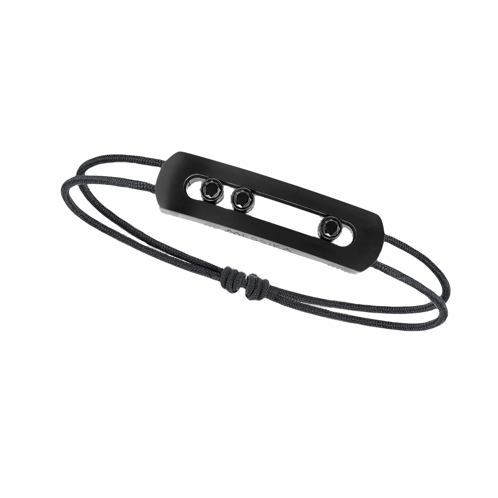 Cordon Move Titanium Black Bracelet Diamant Black Titanium