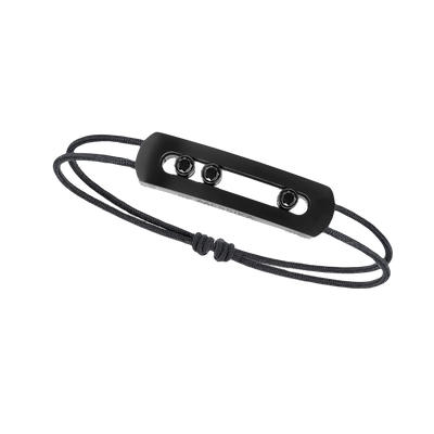 Cordon Move Titanium Black Bracelet Diamant Black Titanium