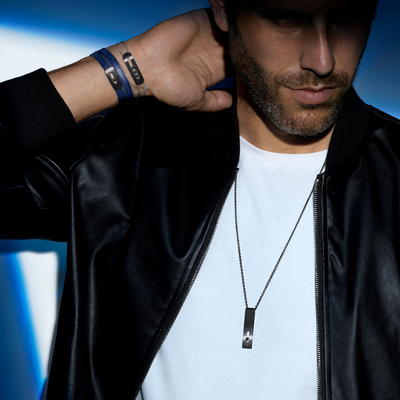 Cordon Move Titanium Black Bracelet Diamant Black Titanium