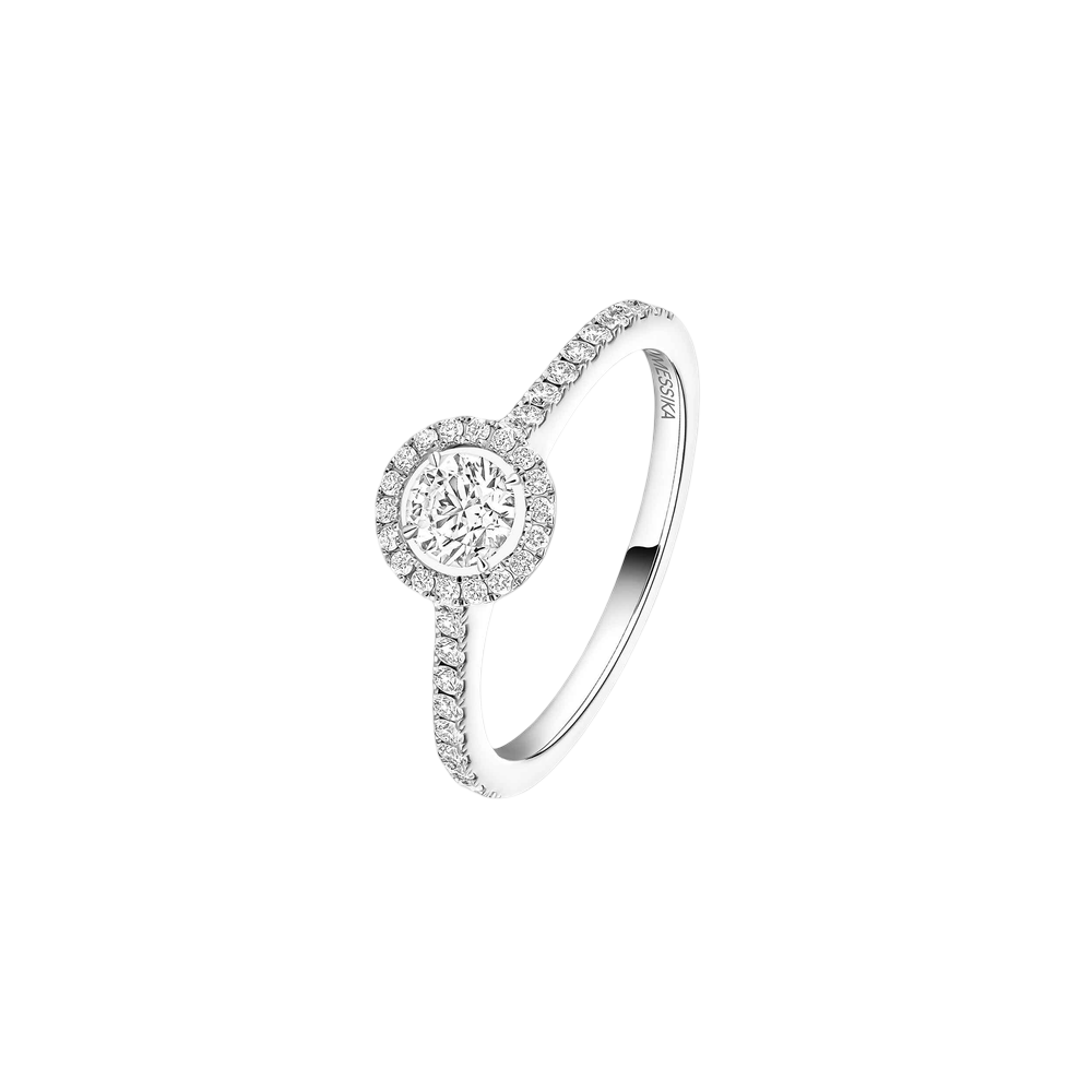Joy Diamant Rond 0,25ct Bague Diamant Or Blanc