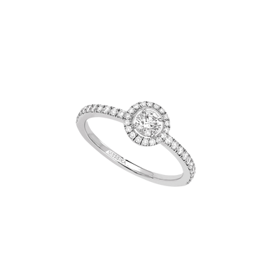 Joy Diamant Rond 0,25ct Bague Diamant Or Blanc