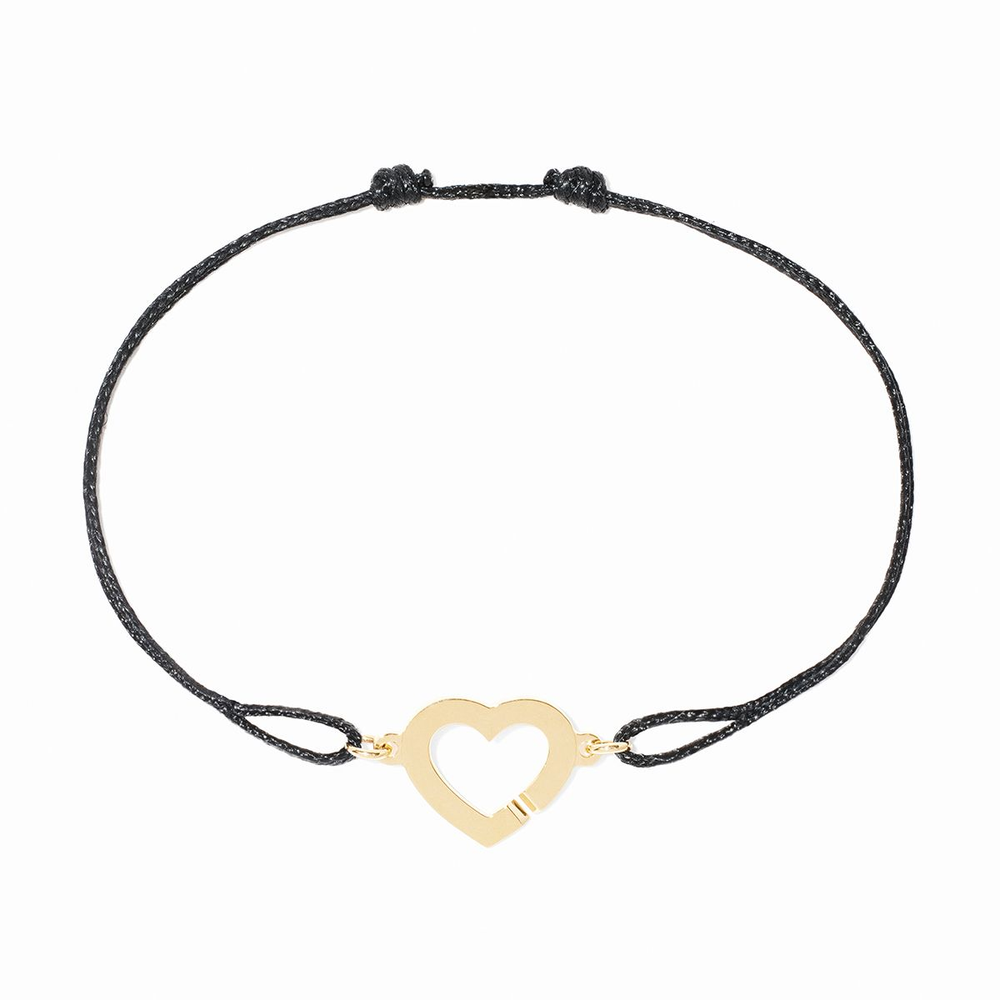 Bracelet Sur Cordon Cœur R12