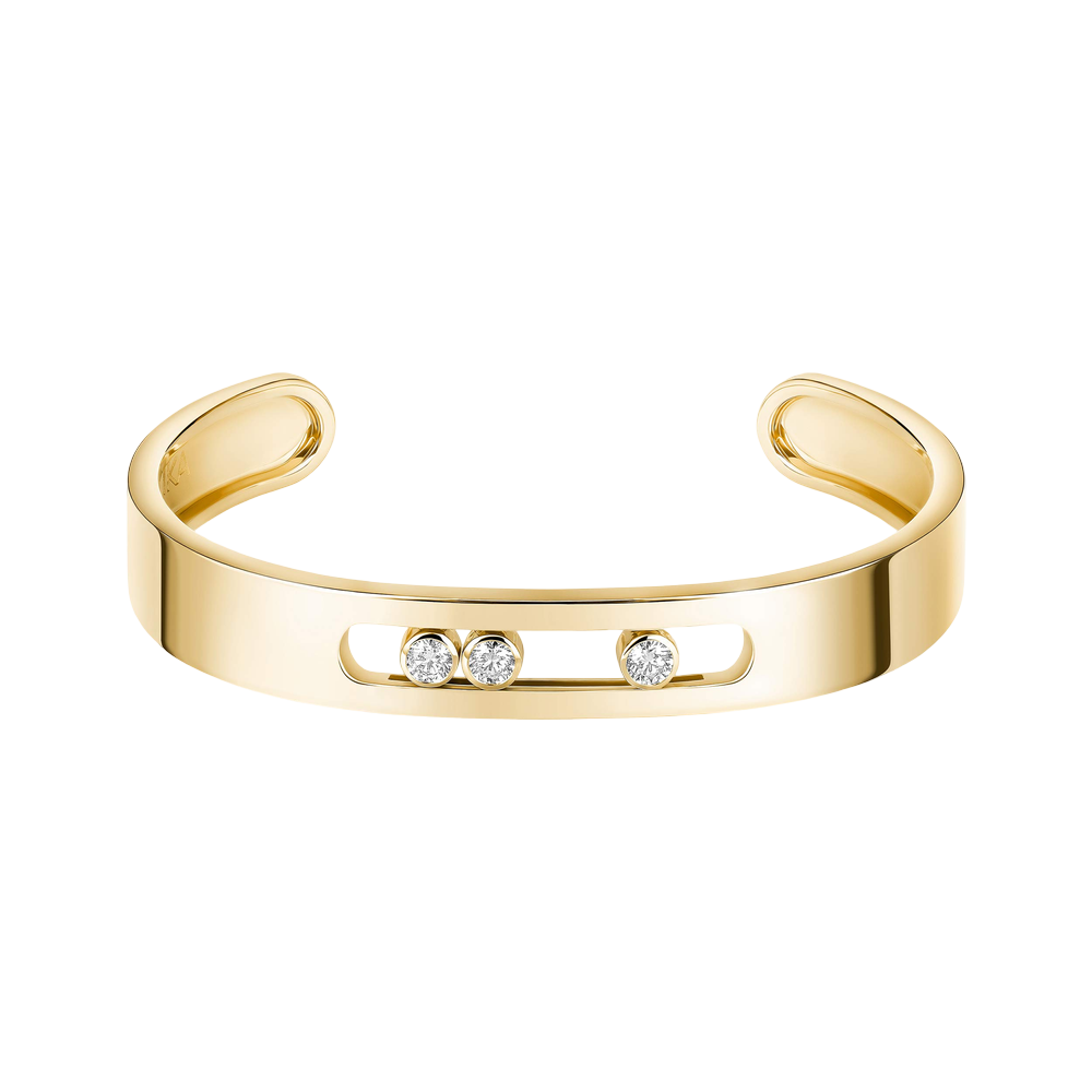Bangle Move Joaillerie Bracelet Diamant Or Jaune