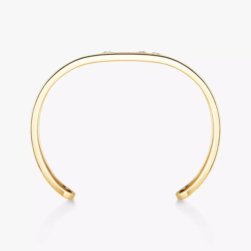 Bangle Move Joaillerie Bracelet Diamant Or Jaune