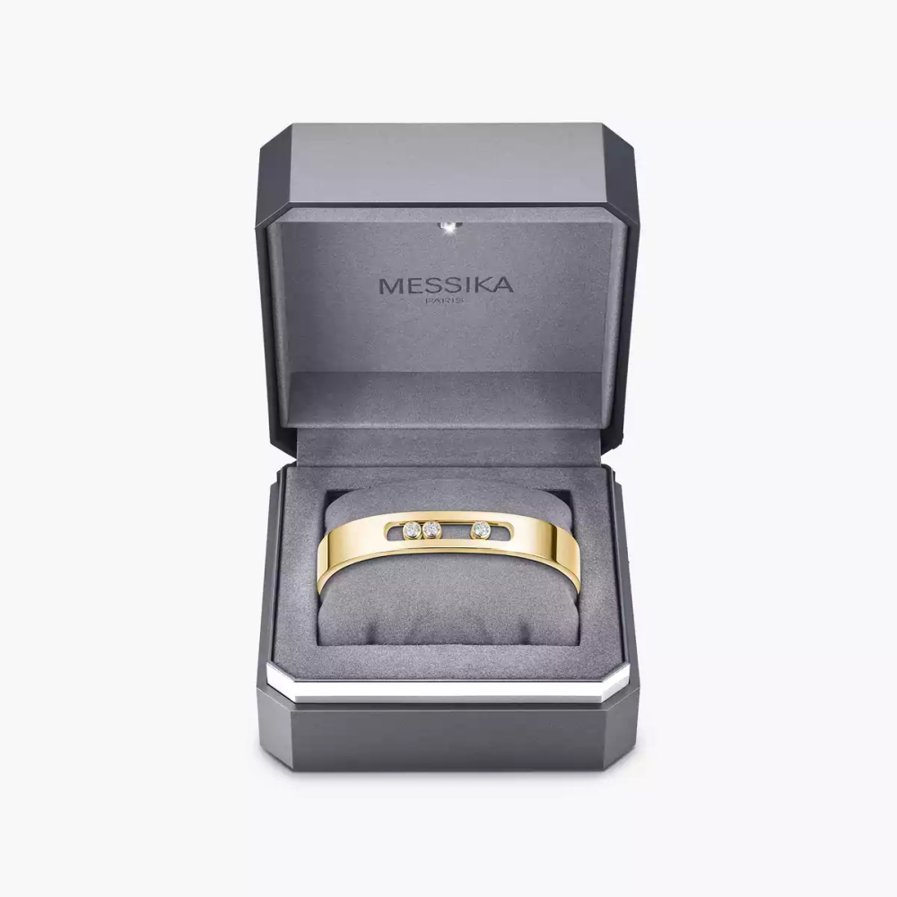 Bangle Move Joaillerie Bracelet Diamant Or Jaune