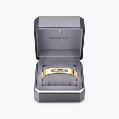Bangle Move Joaillerie Bracelet Diamant Or Jaune