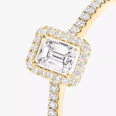 Joy 0,25ct Bague Diamant Or Jaune