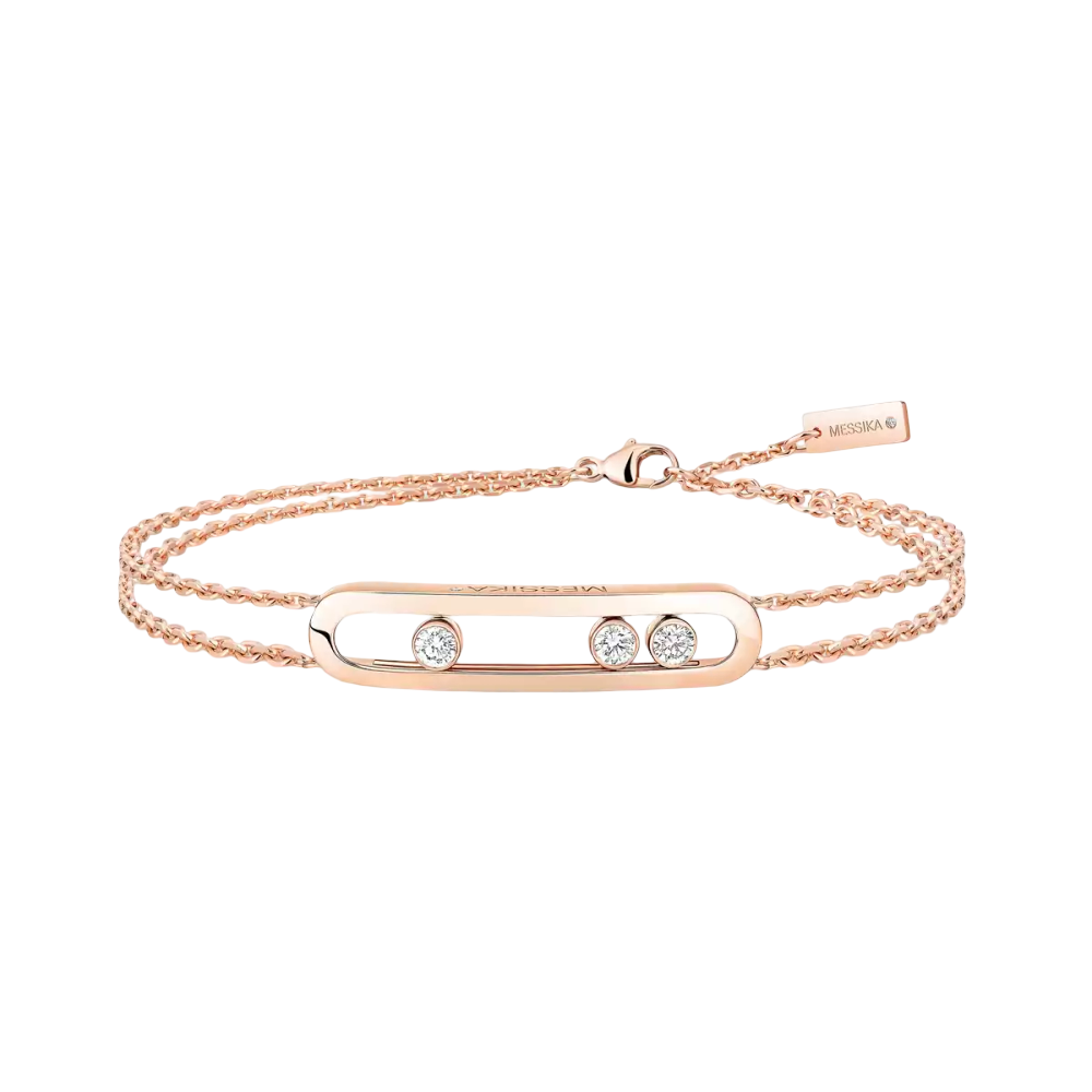 Move Classique Bracelet Diamant Or Rose