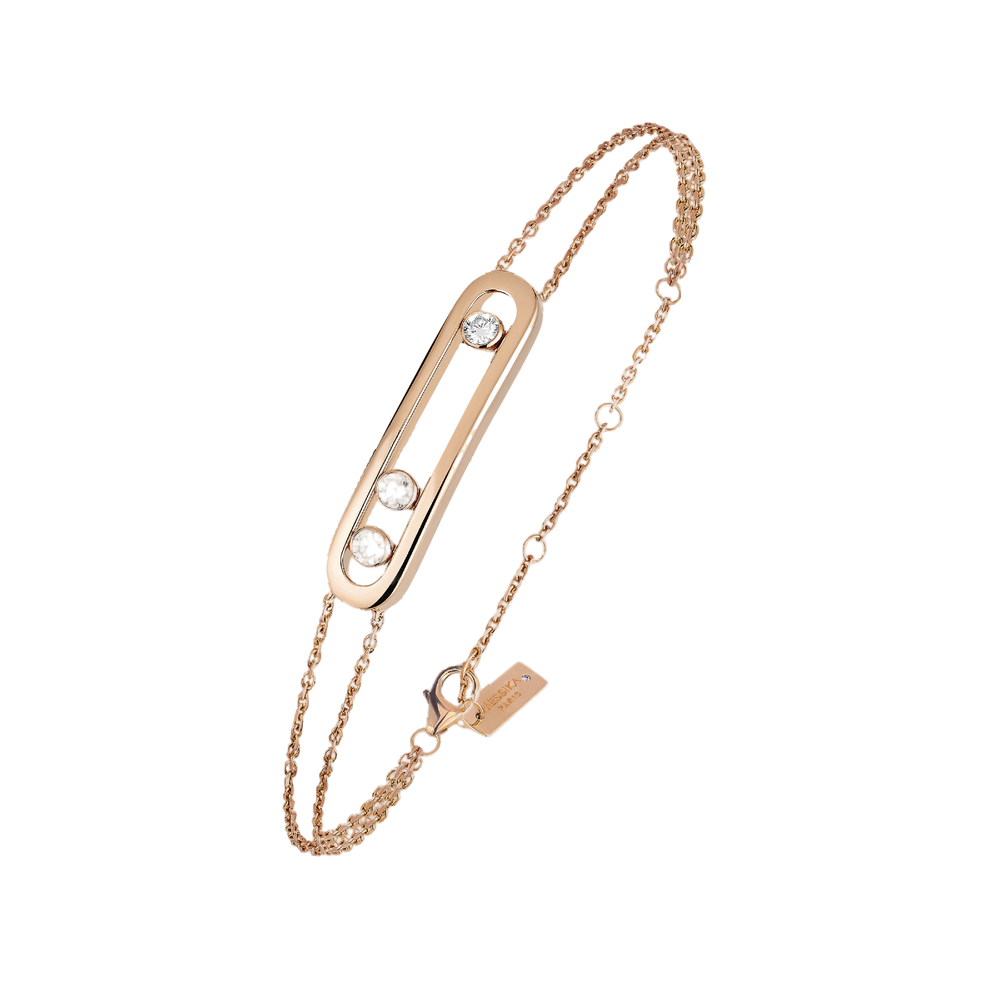 Move Classique Pink Gold Diamond Bracelet