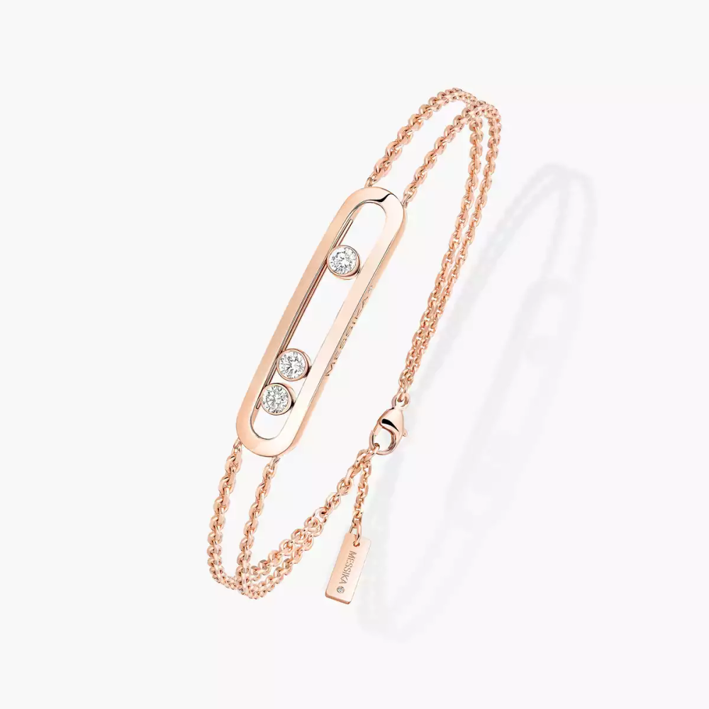 Move Classique Bracelet Diamant Or Rose