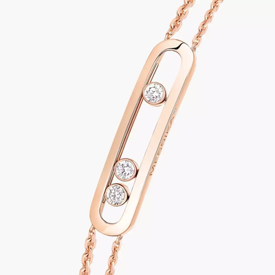 Move Classique Bracelet Diamant Or Rose