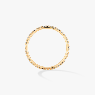 Gatsby XS Wedding Ring Yellow Gold Diamond Ring