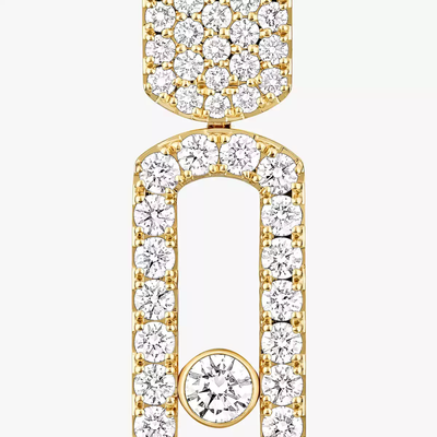 Imperial Move GM Boucles d'oreilles Diamant Or Jaune
