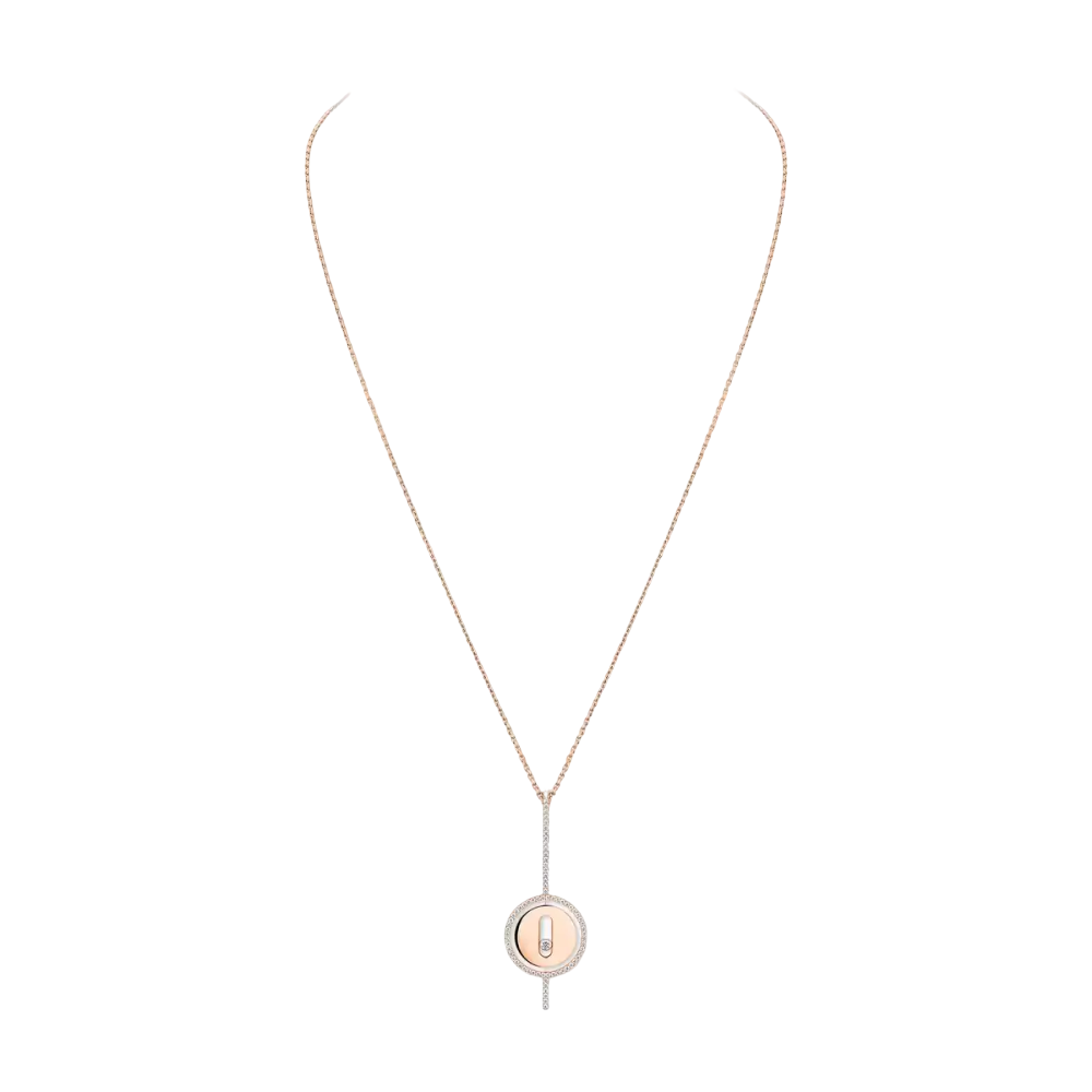 Lucky Move Arrow Collier Diamant Or Rose