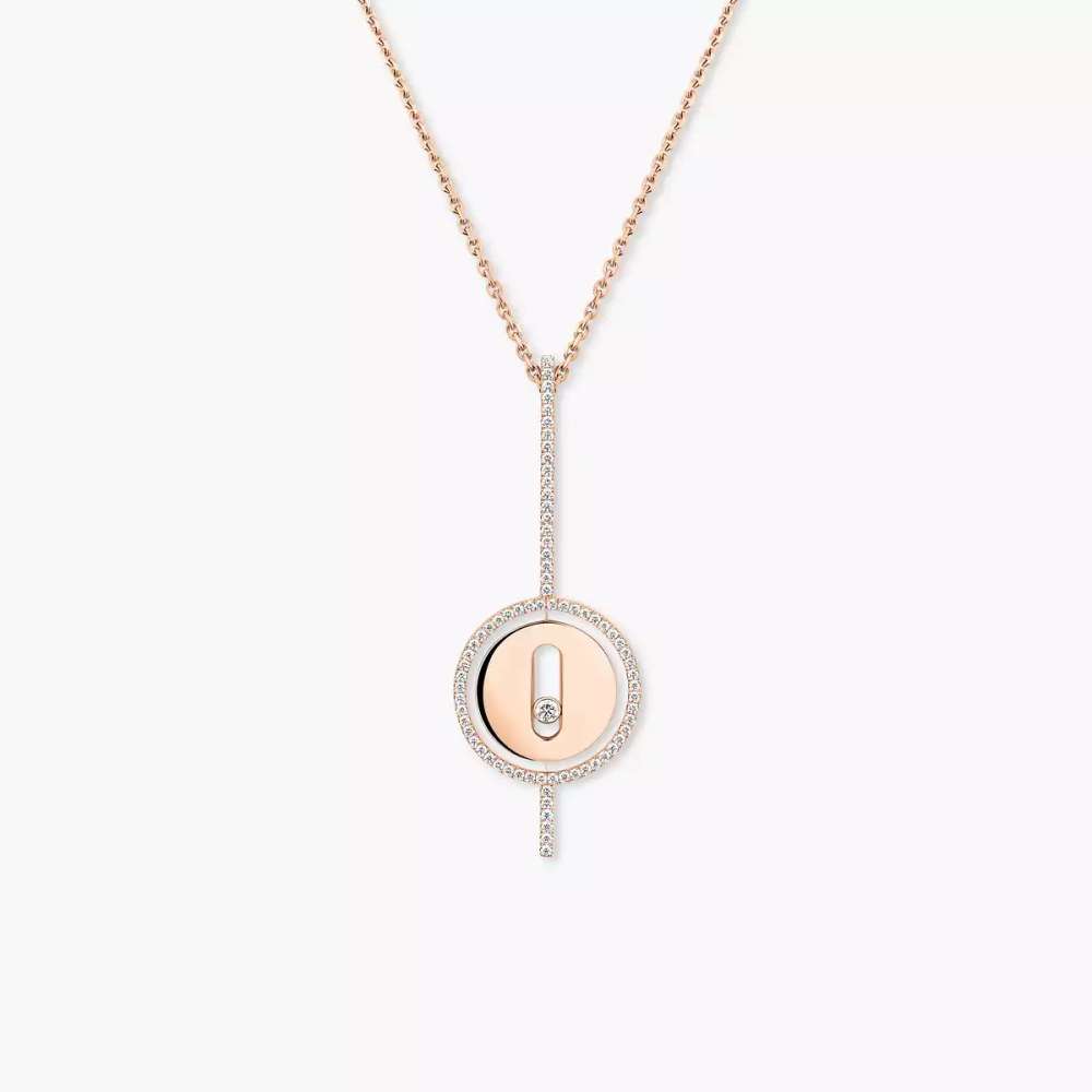 Lucky Move Arrow Collier Diamant Or Rose