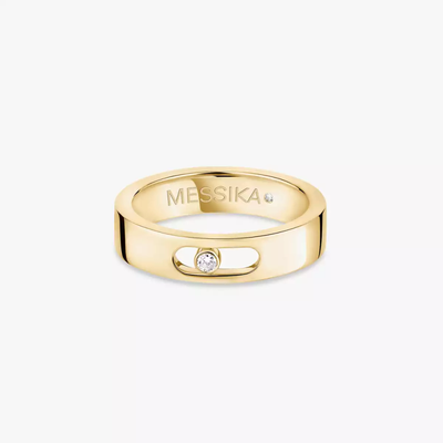 Alliance Move Joaillerie Bague Diamant Or Jaune