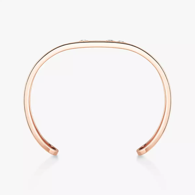 Bangle Move Joaillerie Bracelet Diamant Or Rose