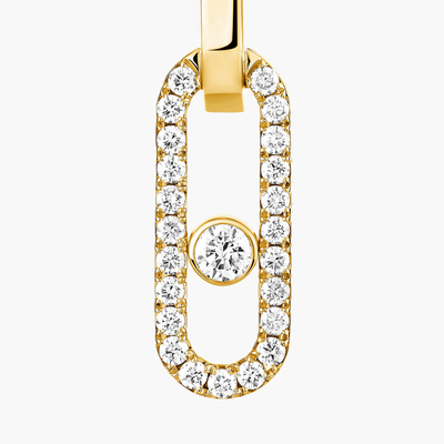 Boucles d'oreilles transformables Move Link Boucles d'oreilles Diamant Or Jaune